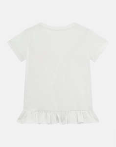 GUESS SS T-SHIRT W/FRILL BLUZA DE COPII GIRL