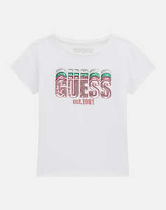 GUESS SS T-SHIRT W/SEQUINS BLUZA DE COPII GIRL