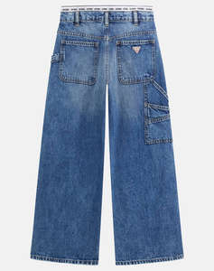 GUESS RIGID DENIM FASHION FIT PANTS PANTALONI DE COPII GIRL