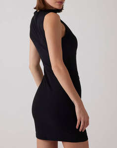 GUESS ZAMA BUTTON DETAIL DRESS ROCHIE DE DAMA