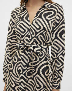 VERO MODA VMVIGDIS L/S 7/8 DRESS WVN BTQ GA