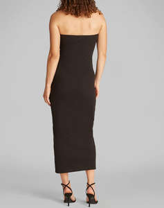 CALVIN KLEIN JEANS WOVEN LABEL RIB SLEEVELESS DRESS