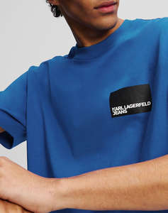 KARL LAGERFELD KLJ REG SS BOX LOGO TEE