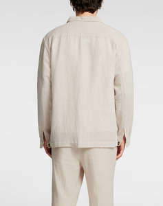 SELECTED SLH-LEROY LINEN BLEND OVERSHIRT LS NOOS