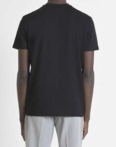 ANTONY MORATO MMKS02478FA100240 MIN OF 6 T-SHIRT REGULAR FIT IN JERSEY COTTON FABRIC WITH FLOCK MATT PLASTIC AND SPONGE LOGO PRINT BLUZA DE BARBATI