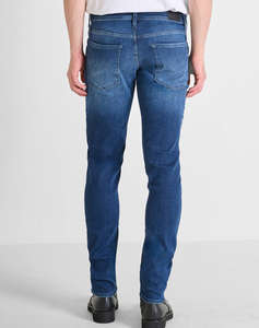 ANTONY MORATO MMDT00241FA7505821W02020 MIN OF 10 JEANS OZZY TAPERED FIT IN BLUE DENIM PANTALONI DE BARBATI