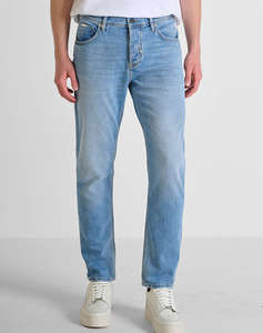ANTONY MORATO MMDT00264FA7505751W02035 MIN OF 10 JEANS ARGON SLIM ANKLE LENGHT FIT IN BLUE DENIM PANTALONI DE BARBATI