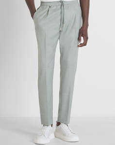 ANTONY MORATO MMTS00052FA650330 MIN OF 4 TROUSERS NEIL REGULAR FIT IN SLUB STRETCH VISCOSE BLEND FABRIC PANTALONI DE BARBATI