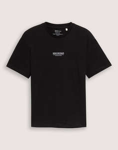 TOM TAILOR RELAXED PRINTED T-SHIRT BLUZA DE BARBATI