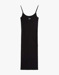 TOMMY JEANS TJW SCRIPT STRAP MIDI DRESS EXT