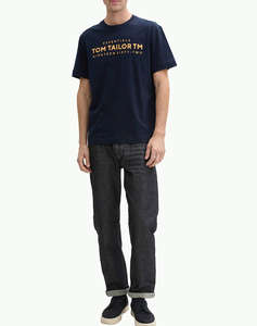 TOM TAILOR T-SHIRT WITH PRINT BLUZA DE BARBATI