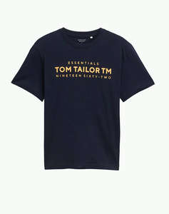 TOM TAILOR T-SHIRT WITH PRINT BLUZA DE BARBATI