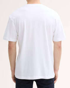 TOM TAILOR RELAXED PRINTED T-SHIRT BLUZA DE BARBATI