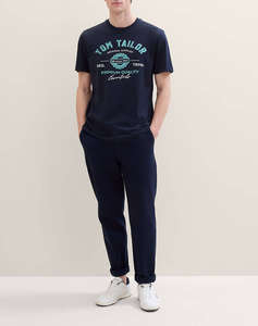 TOM TAILOR LOGO BLUZA DE BARBATI