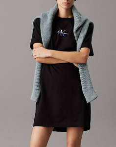 CALVIN KLEIN JEANS GRADIENT MONOLOGO TEE DRESS