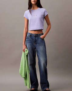 CALVIN KLEIN JEANS MONOGRAM BABY TEE