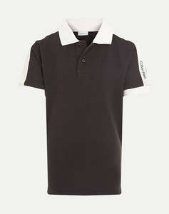 CALVIN KLEIN JEANS SS POLO PIQUE WITH TAPE