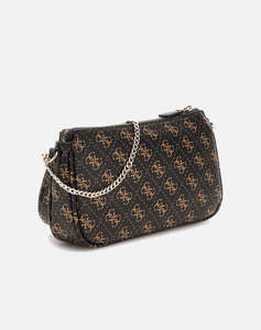 GUESS NOELLE DBL POUCH CROSSBODY GEANTA DE DAMA (Dimensiuni: 24 x 14 x 5cm.)