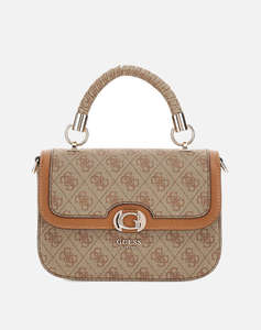 GUESS ORLINA LOGO TOP HANDLE FLAP GEANTA DE DAMA (Dimensiuni: 22 x 14 x 5cm.)