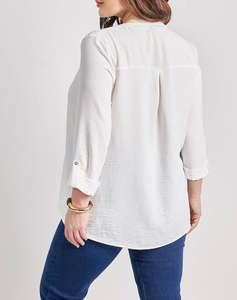 PARABITA Bluza washed cu nasturi