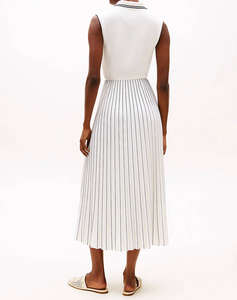 TOMMY HILFIGER SPORTY PLEATED POLO DRESS NS