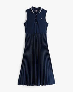 TOMMY HILFIGER SPORTY PLEATED POLO DRESS NS