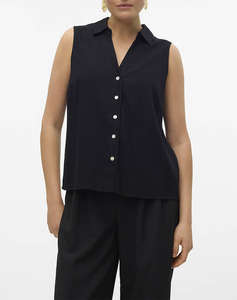 VERO MODA VMMYMILO SL V-NECK SHIRT WVN GA