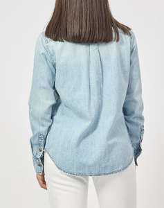 GUESS JEANS GJ REGULAR LS DENIM SHIRT CAMASA DE DAMA
