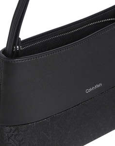 CALVIN KLEIN JEANS CK MIXMEDIA CONVERTIBLE BAG_MONO (Dimensiuni : 15 x 23 x 6.5cm.)