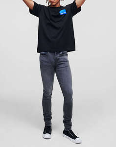 KARL LAGERFELD KLJ REG SS BOX LOGO TEE