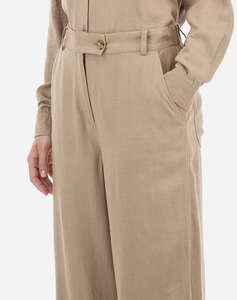 LA MARTINA PANTALONI WOMAN PANT VISCOSE LINEN