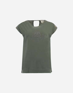 LA MARTINA BLUZA T-SHIRT KM WOMAN T-SHIRT S/S 40/1 COTTON