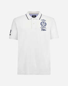 LA MARTINA BLUZA POLO KM MAN POLO SEMI PIQUET STRETCH
