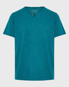 FUNKY BUDDHA Bluza Barbati Maneca Scurta Basic