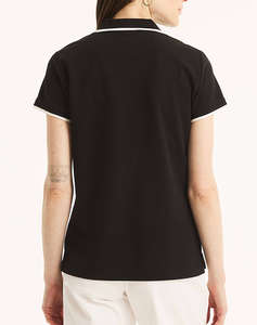 NAUTICA BLUZA POLO KM S/S TIPPED SPLIT NECK OCEAN POLO