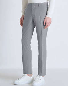 ANTONY MORATO MMTS00018FA650356 MIN OF 4 TROUSERS BONNIE SLIM FIT IN STRETCH VISCOSE BLEND FABRIC MICRO PATTERN PANTALONI DE BARBATI