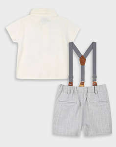 ENERGIERS SET BEBE 4 BUC.BLUZA +PANTALONI SCURTI