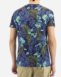 LA MARTINA BLUZA T-SHIRT KM MAN T-SHIRT PRINTED STRETCH PI