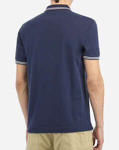 LA MARTINA BLUZA POLO KM MAN POLO SEMI PIQUET STRETCH