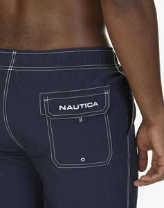 NAUTICA COSTUM DE BAIE Anchor Full Elastic Solid Trunk