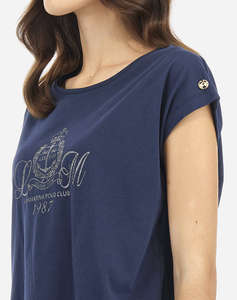 LA MARTINA BLUZA T-SHIRT KM WOMAN T-SHIRT S/S 40/1 COTTON