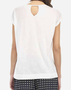 LA MARTINA BLUZA T-SHIRT KM WOMAN T-SHIRT S/S 40/1 COTTON