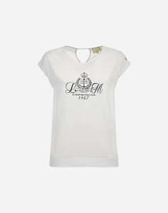 LA MARTINA BLUZA T-SHIRT KM WOMAN T-SHIRT S/S 40/1 COTTON
