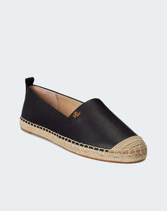 LAUREN RALPH LAUREN TUMBLED LEATHER-CAMERYN IV-ES-FLT
