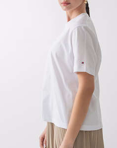 TOMMY HILFIGER MDRN OUTLINE FLAG C-NK TEE
