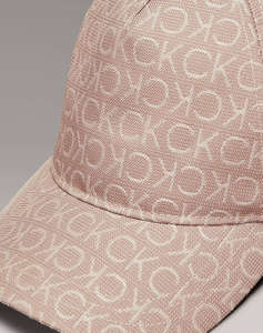 CALVIN KLEIN MONOGRAM JACQUARD CAP