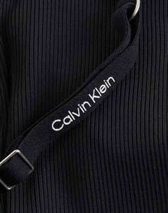 CALVIN KLEIN LOGO ELASTIC STRAPPY TOP