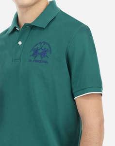 LA MARTINA BLUZA POLO KM MAN S/S POLO PIQUET STRETCH