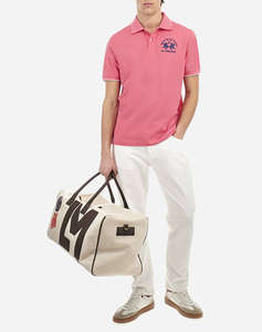 LA MARTINA BLUZA POLO KM MAN S/S POLO PIQUET STRETCH