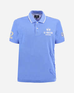 LA MARTINA BLUZA POLO KM MAN POLO SEMI 30/1 COTTON PIQU